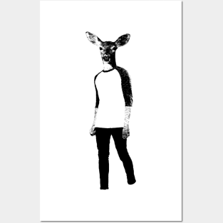 deer man Posters and Art